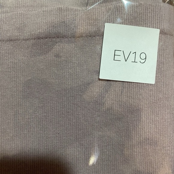 Everlane NWOT Organic Cotton Blend Rib Knit Seamless Biker Short XL/XXL Purple - Picture 8 of 8